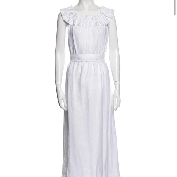 reformation sycamore linen dress Reformation Bonnie Dress Sycamore Green Excellent